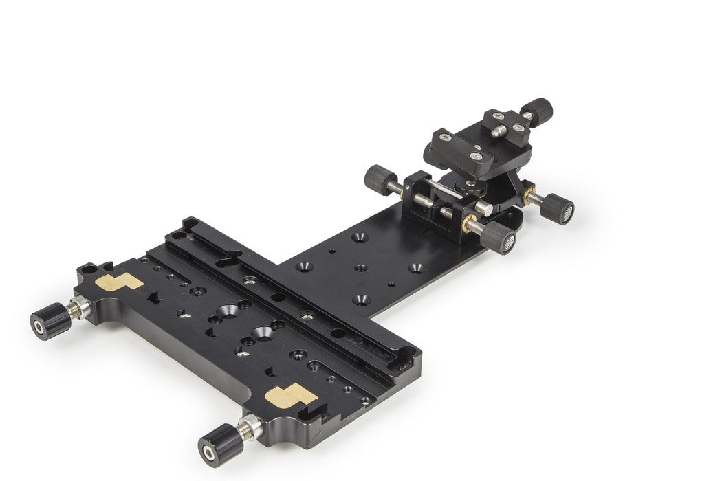 Baader double mounting plate and holder for guidescope rings (I & II), 300mm with 3" dovetail