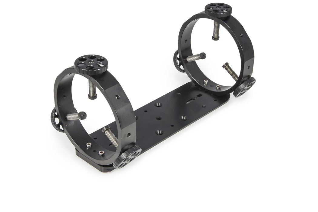 Baader double mounting plate and holder for guidescope rings (I & II), 300mm with 3" dovetail