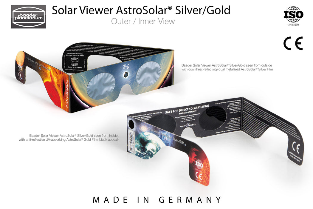 Solar Viewer AstroSolar® Silver/Gold (10pc, 25pc, 100pc)