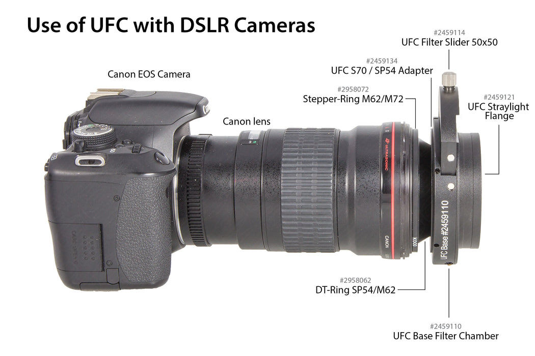 Baader UFC S70 / SP54 (ext) Telescope-Adapter (optical height: 1 mm)