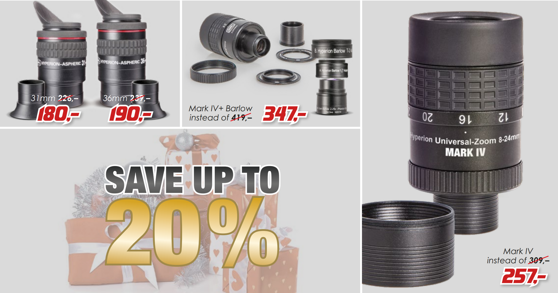 Hyperion® Eyepieces Holiday Sale: A Starry Gift Awaits!