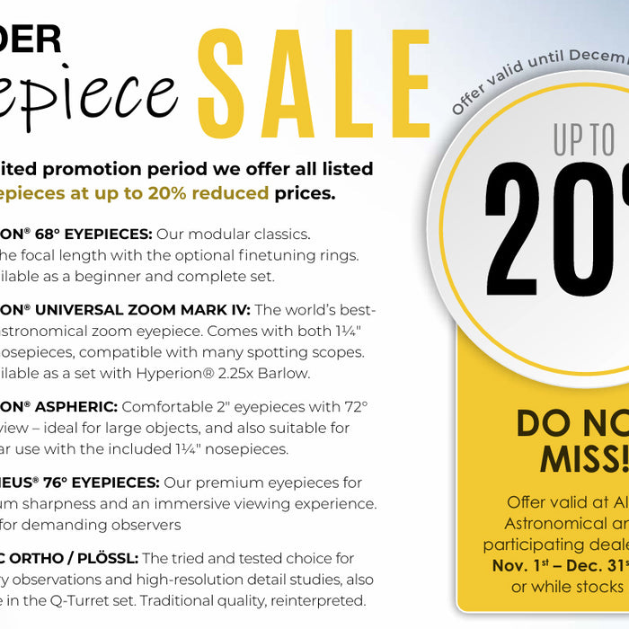 Baader Eyepiece Sale – Save Up to 20%