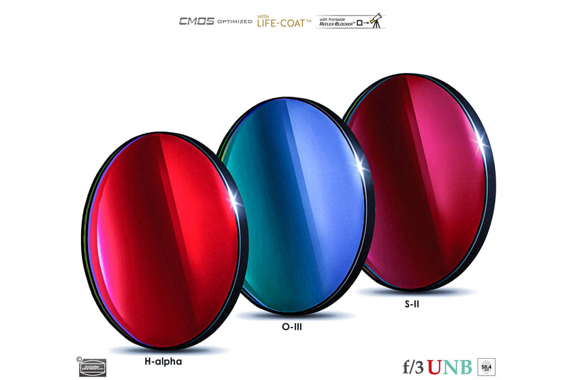 Baader 3.5 / 4nm f/3 Ultra-Highspeed Filters- CMOS-optimized (H-alpha / O-III / S-II)