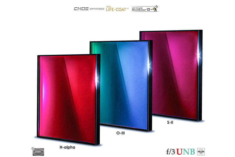 Baader 3.5 / 4nm f/3 Ultra-Highspeed Filters- CMOS-optimized (H-alpha / O-III / S-II)