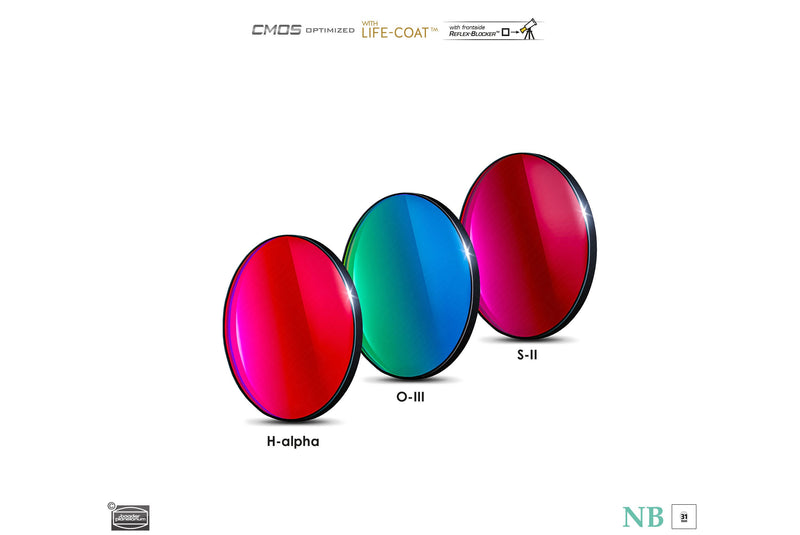 Baader 6.5nm Narrowband Filters- CMOS-optimized (H-alpha, O-III, S-11)