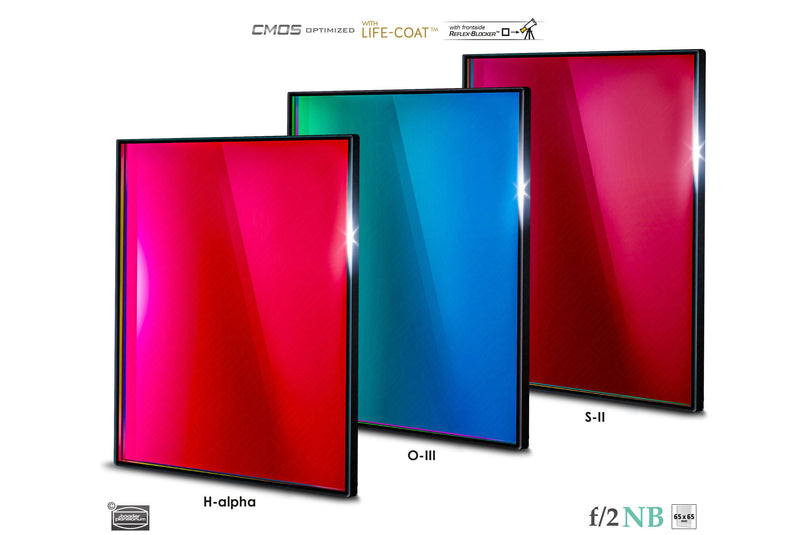 Baader 6.5nm f/2 Highspeed Filters- CMOS-optimized (H-alpha, O-III, S-11)