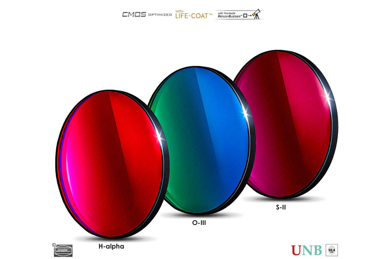 Baader 3.5nm / 4nm Ultra-Narrowband Filters- CMOS-optimized (H-alpha, O-III, S-11)
