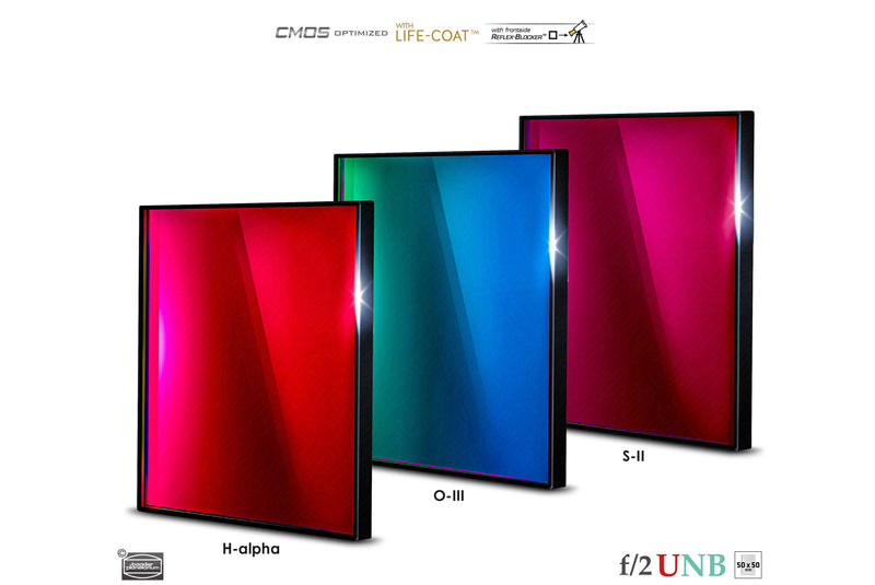 Baader 3.5 / 4nm f/2 Ultra-Highspeed Filters- CMOS-optimized (H-alpha / O-III / S-II)