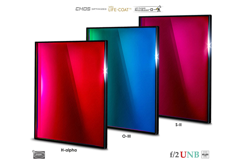 Baader 3.5 / 4nm f/2 Ultra-Highspeed Filters- CMOS-optimized (H-alpha / O-III / S-II)