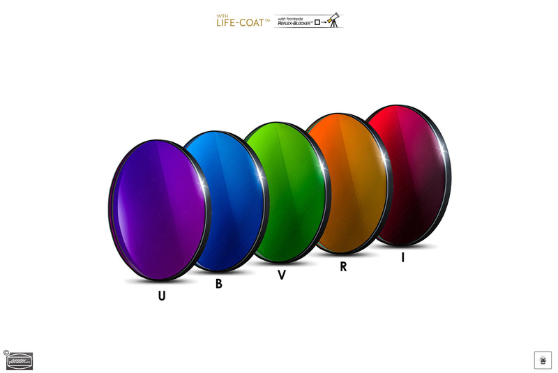Baader UBVRI Bessel Filters- Photometric