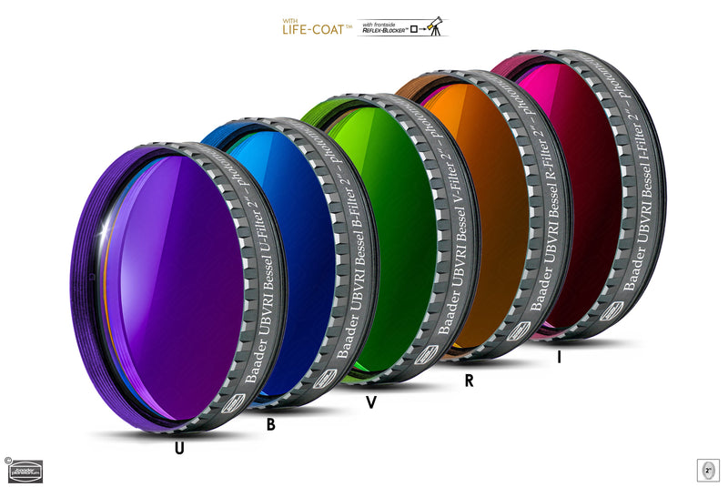Baader UBVRI Bessel Filters- Photometric
