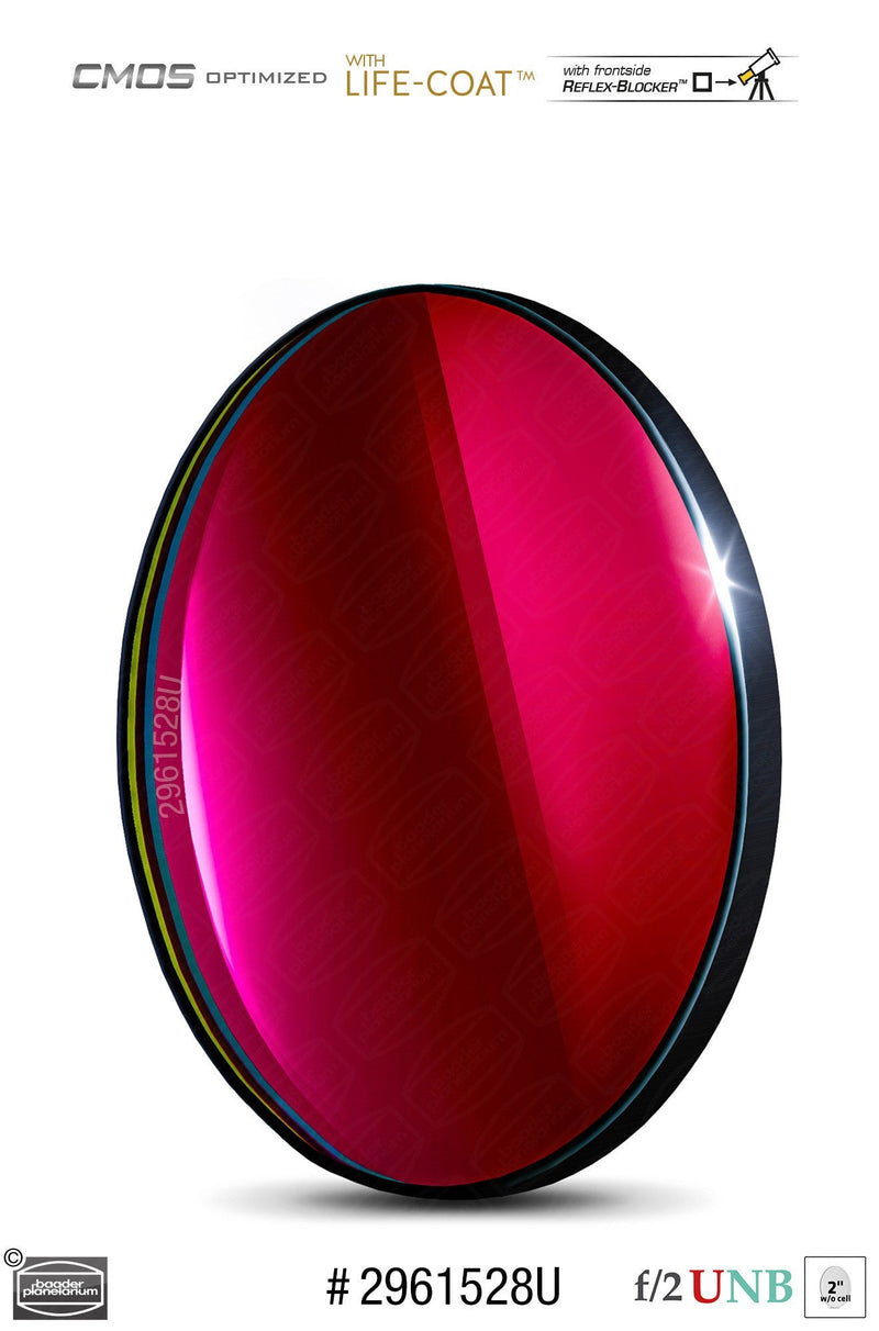 Baader 3.5 / 4nm f/2 Ultra-Highspeed Filters- CMOS-optimized (H-alpha / O-III / S-II)