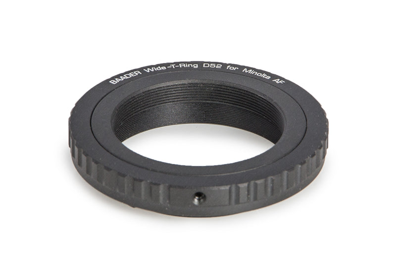 Baader Wide-T-Ring Sony Alpha and Minolta Maxxum with D52i to T-2 and S52