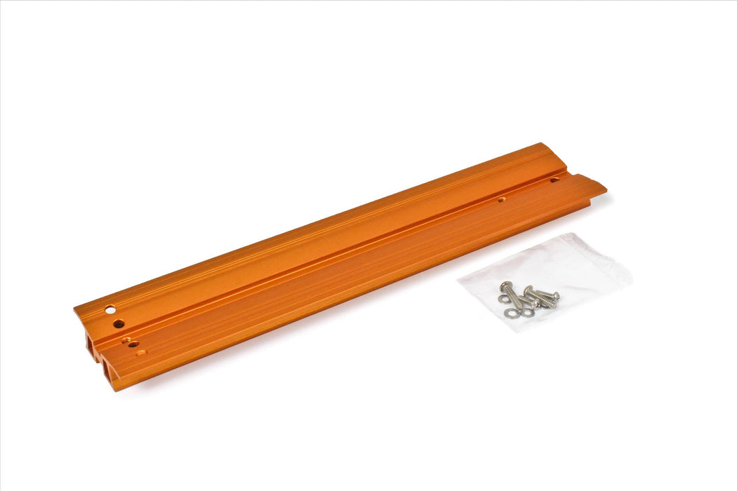 V-Dove Tail Celestron-orange anodized, 345mm, drilled for Celestron 8“ SC / HD