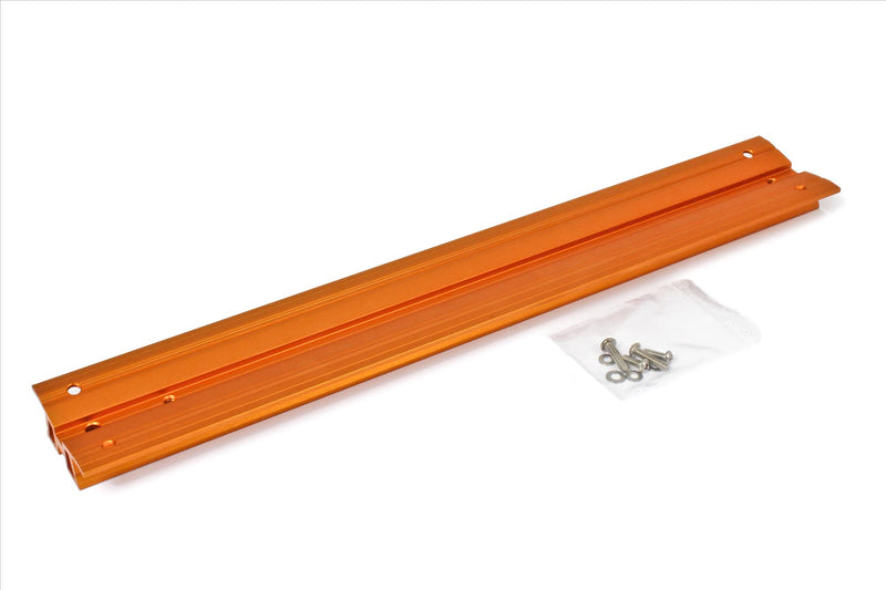 V-Dove Tail orange anodized, 455mm, drilled for Celestron 9.25" and 11" SC / HD