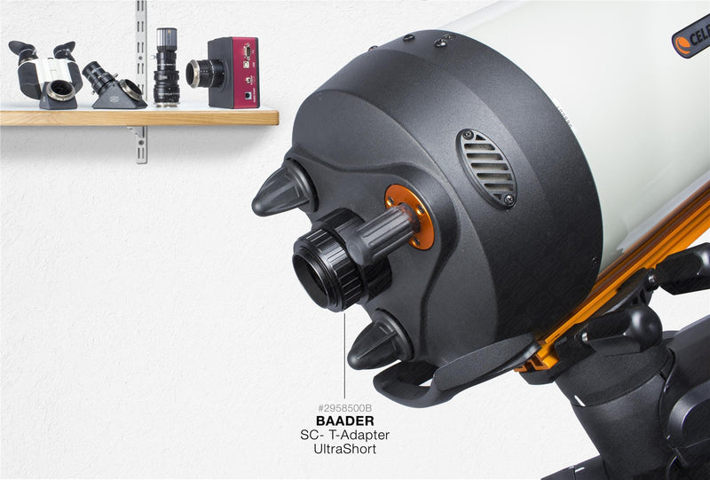 Baader SC / HD Ultra Short T-Adaptor, 9mm optical length