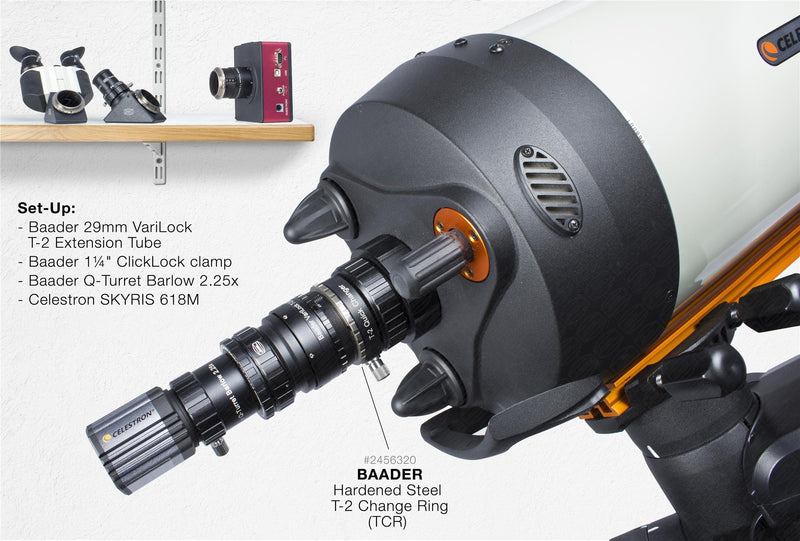 Baader SC / HD Ultra Short T-Adaptor, 9mm optical length