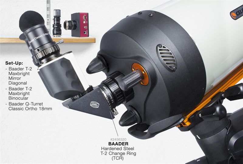 Baader SC / HD Ultra Short T-Adaptor, 9mm optical length