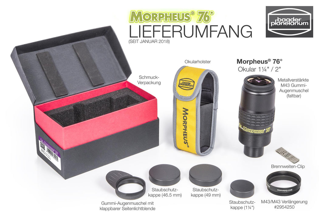 17.5 mm Morpheus® 76° Widefield Eyepiece