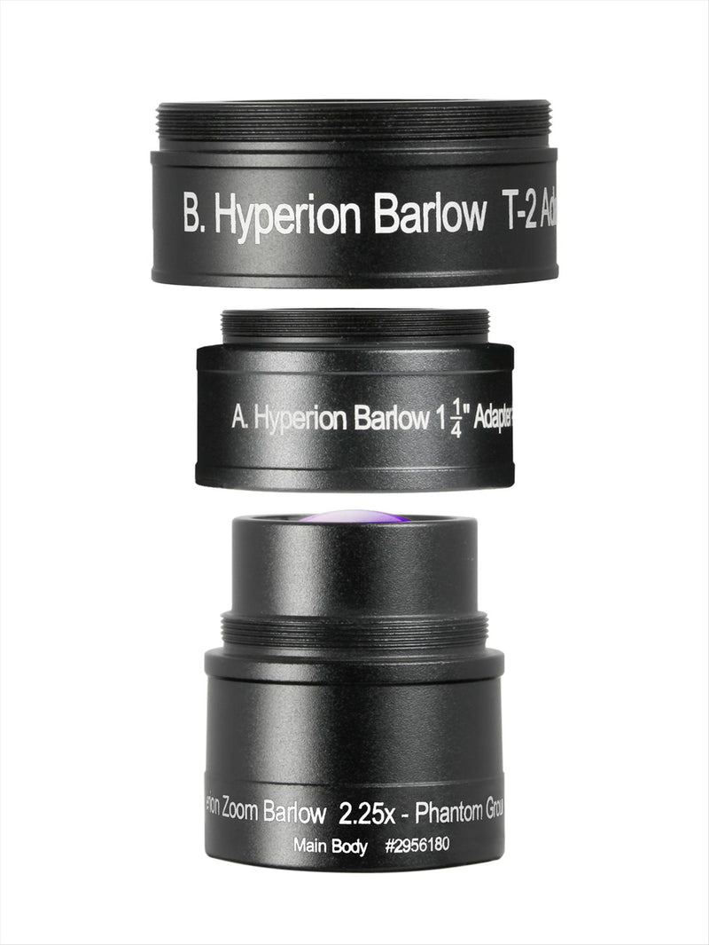 Hyperion Zoom 2.25x Barlow lens