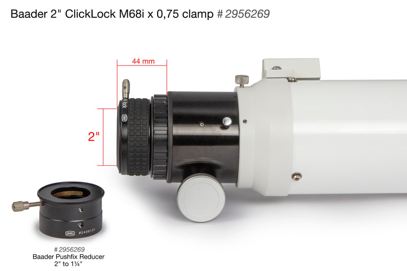 Inverter ring M68i x 1 (Zeiss) to M68i x 0,75 (Hexafoc)