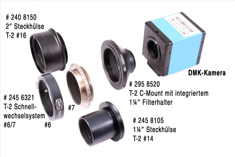 Baader C-Mount T-2 with integrated 1.25" Filterholder
