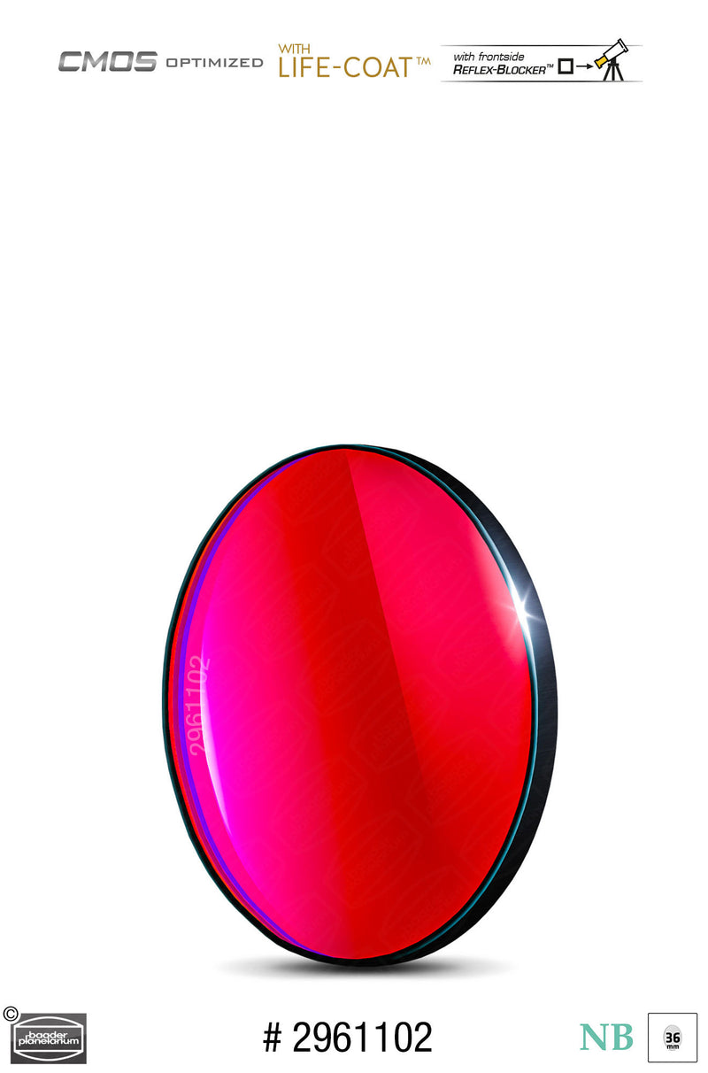 Baader 6.5nm Narrowband Filters- CMOS-optimized (H-alpha, O-III, S-11)