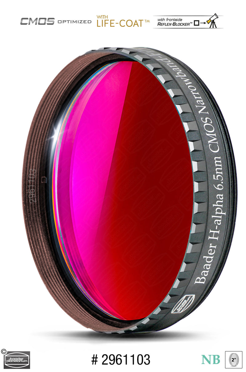 Baader 6.5nm Narrowband Filters- CMOS-optimized (H-alpha, O-III, S-11)