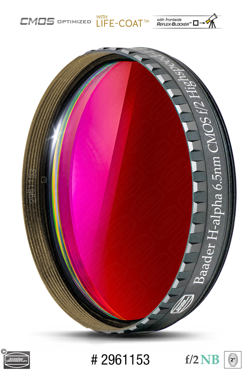 Baader 6.5nm f/2 Highspeed Filters- CMOS-optimized (H-alpha, O-III, S-11)
