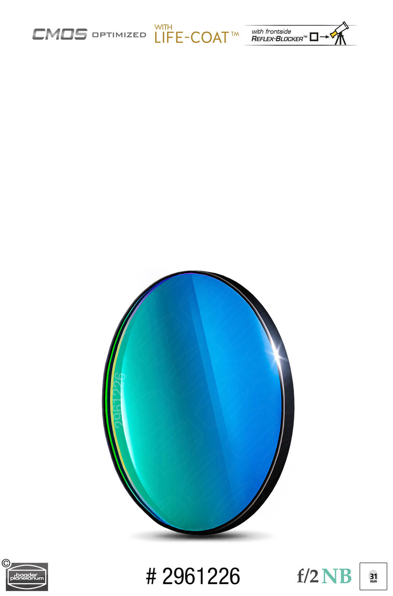 Baader 6.5nm f/2 Highspeed Filters- CMOS-optimized (H-alpha, O-III, S-11)