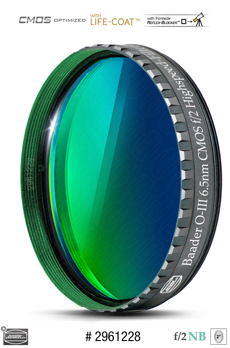 Baader 6.5nm f/2 Highspeed Filters- CMOS-optimized (H-alpha, O-III, S-11)