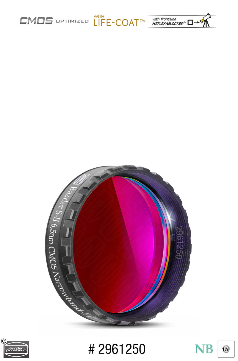 Baader 6.5nm Narrowband Filters- CMOS-optimized (H-alpha, O-III, S-11)