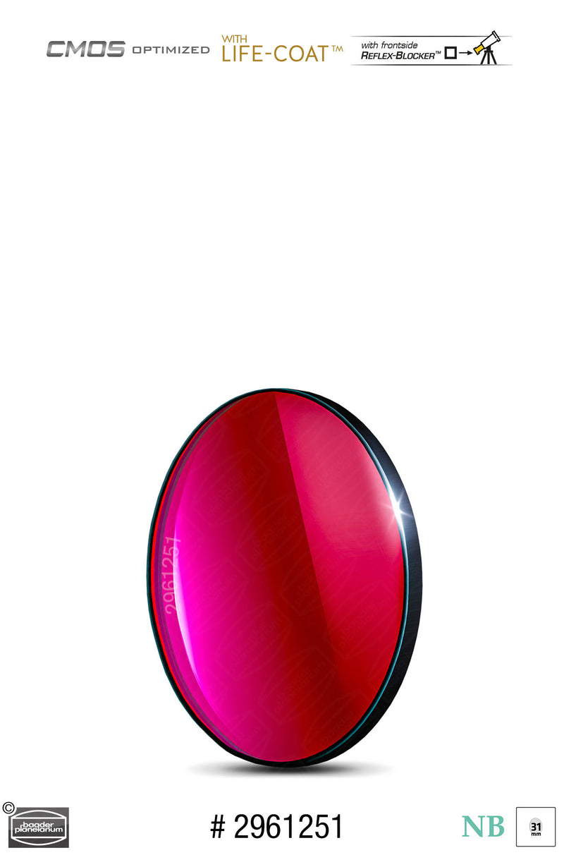 Baader 6.5nm Narrowband Filters- CMOS-optimized (H-alpha, O-III, S-11)