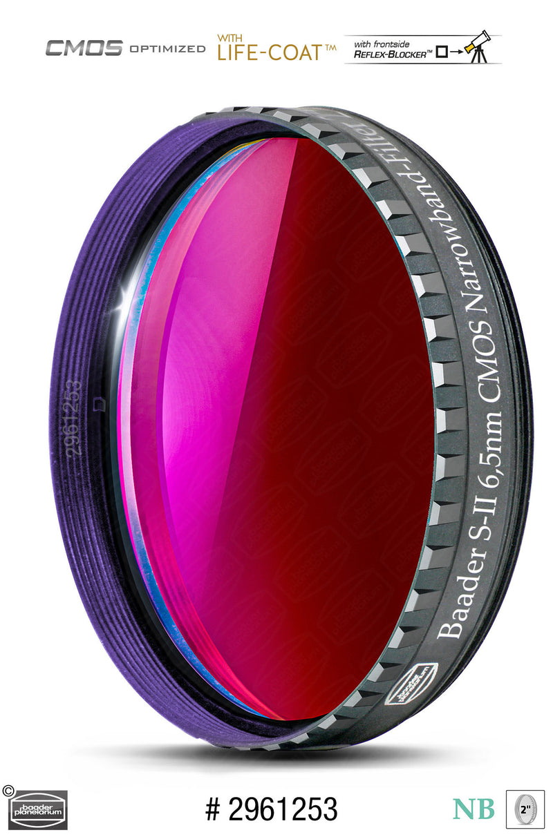Baader 6.5nm Narrowband Filters- CMOS-optimized (H-alpha, O-III, S-11)