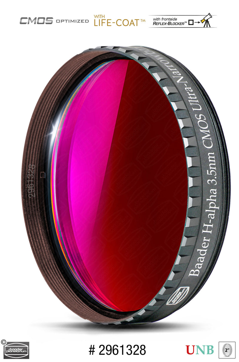 Baader 3.5nm / 4nm Ultra-Narrowband Filters- CMOS-optimized (H-alpha, O-III, S-11)