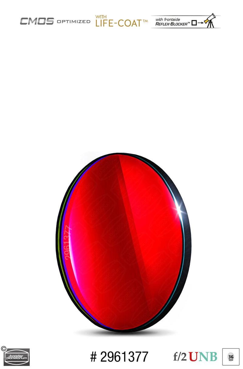 Baader 3.5 / 4nm f/2 Ultra-Highspeed Filters- CMOS-optimized (H-alpha / O-III / S-II)