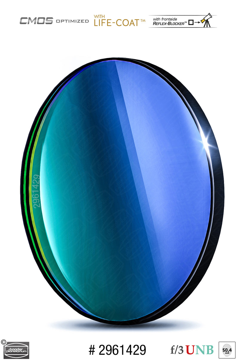 Baader 3.5 / 4nm f/3 Ultra-Highspeed Filters- CMOS-optimized (H-alpha / O-III / S-II)