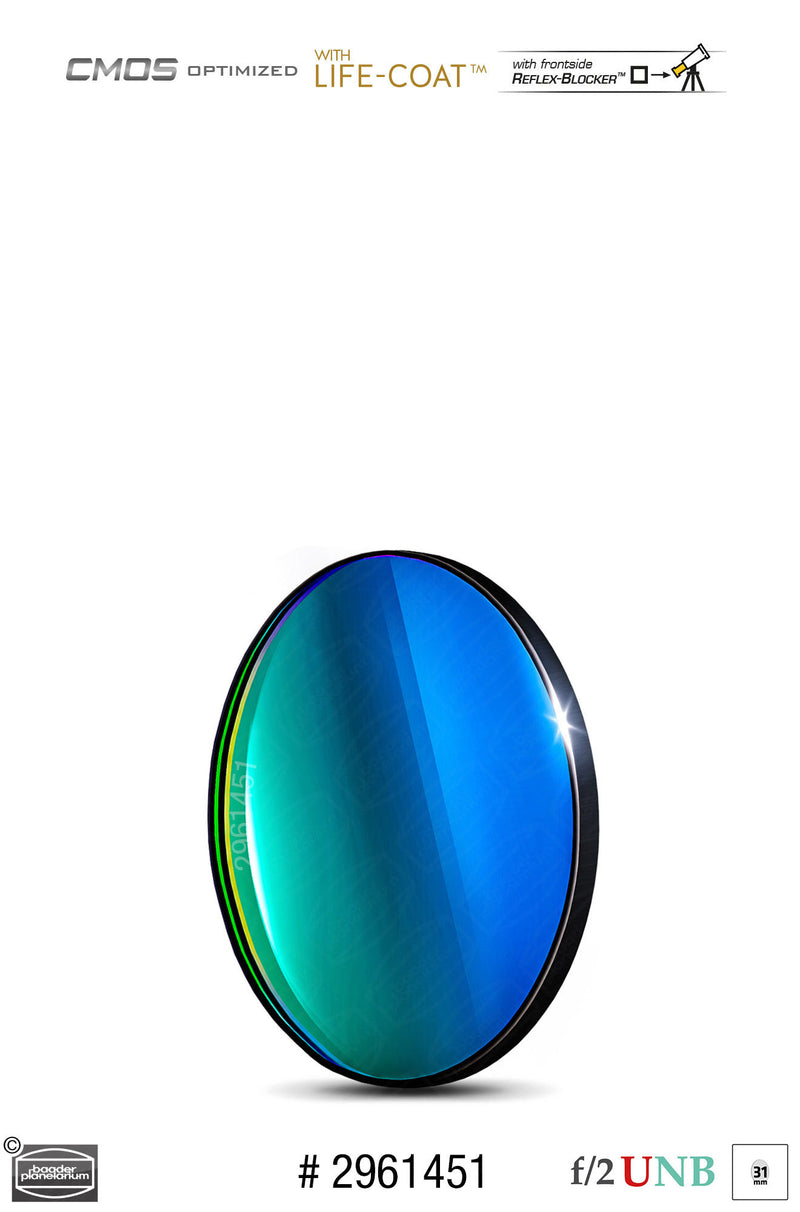 Baader 3.5 / 4nm f/2 Ultra-Highspeed Filters- CMOS-optimized (H-alpha / O-III / S-II)