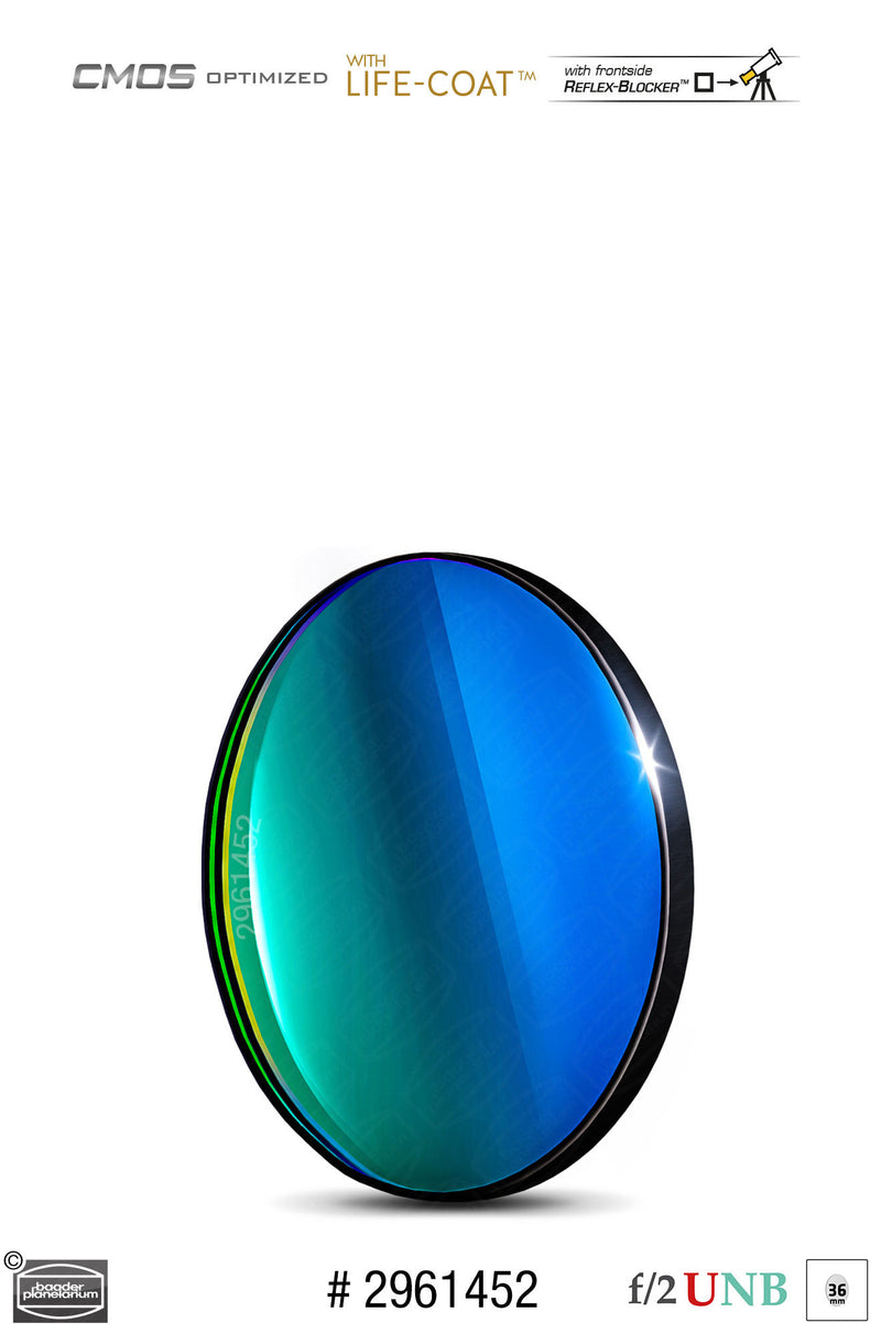 Baader 3.5 / 4nm f/2 Ultra-Highspeed Filters- CMOS-optimized (H-alpha / O-III / S-II)