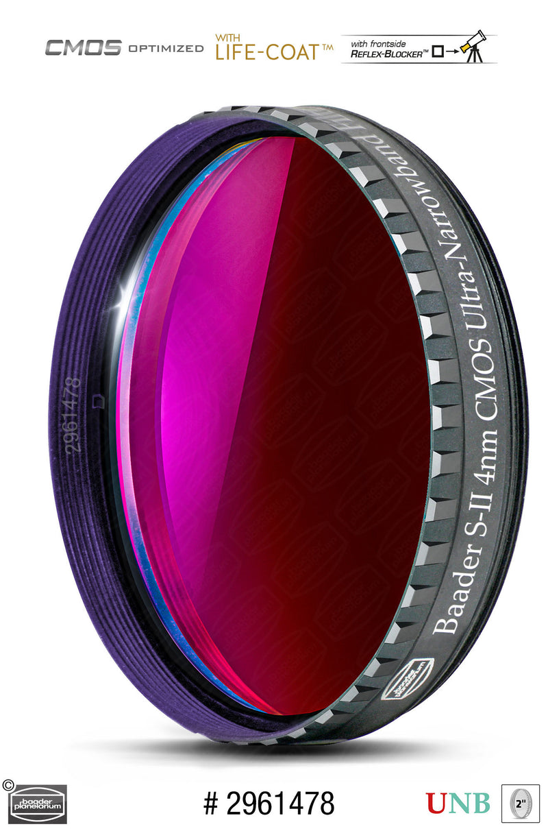Baader 3.5nm / 4nm Ultra-Narrowband Filters- CMOS-optimized (H-alpha, O-III, S-11)