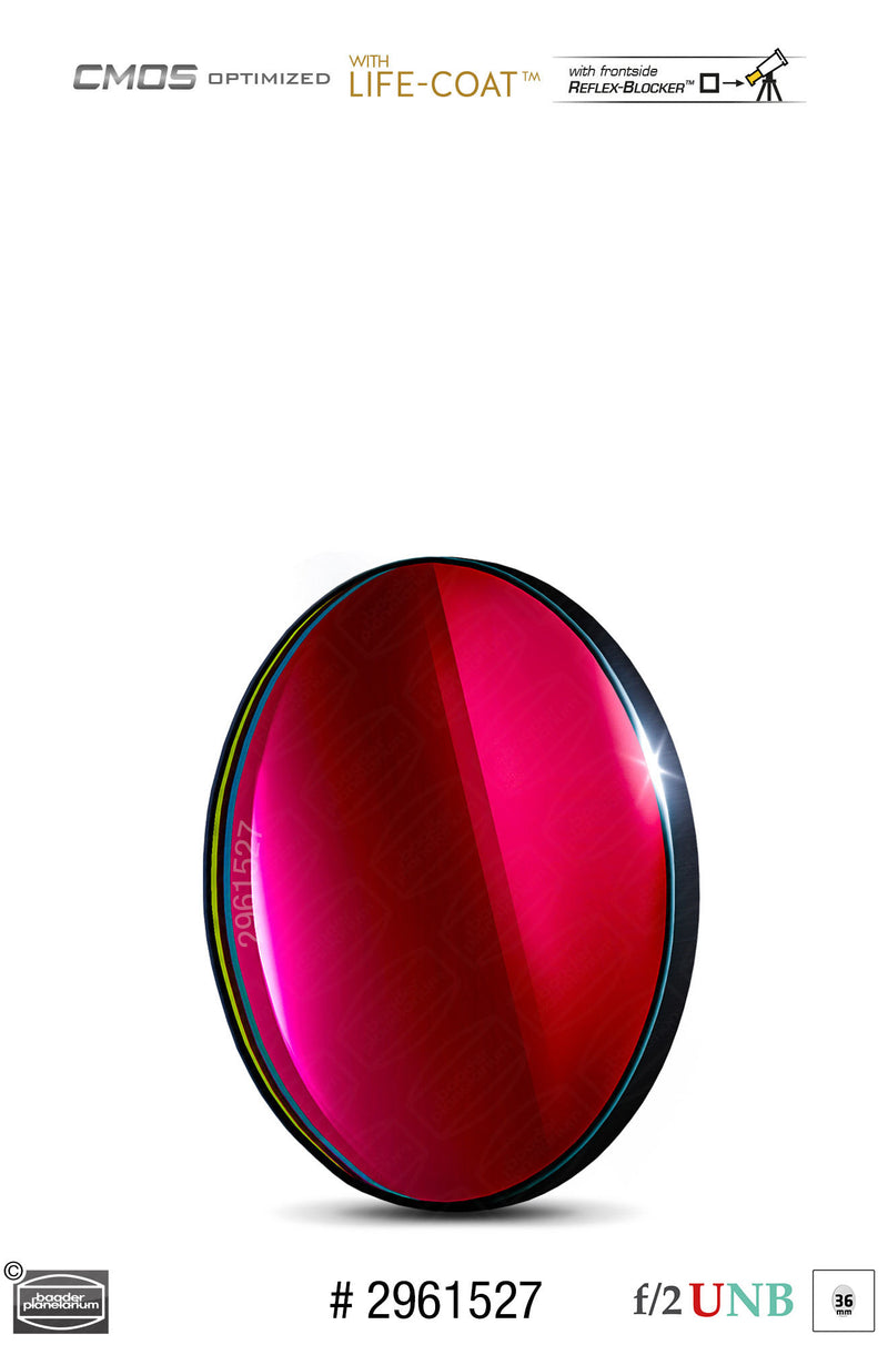 Baader 3.5 / 4nm f/2 Ultra-Highspeed Filters- CMOS-optimized (H-alpha / O-III / S-II)