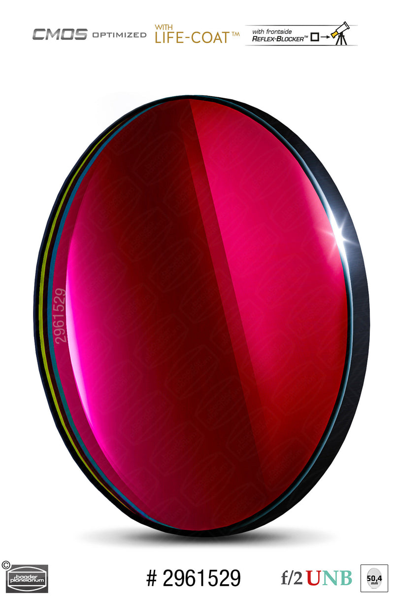 Baader 3.5 / 4nm f/2 Ultra-Highspeed Filters- CMOS-optimized (H-alpha / O-III / S-II)