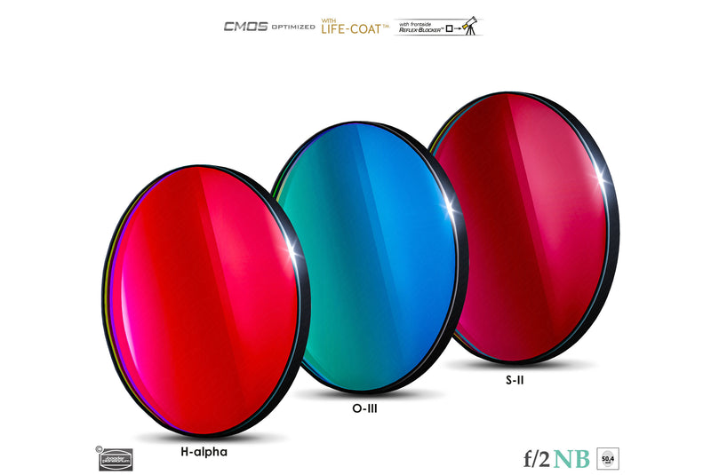 Baader 6.5nm f/2 Highspeed Filters- CMOS-optimized (H-alpha, O-III, S-11)