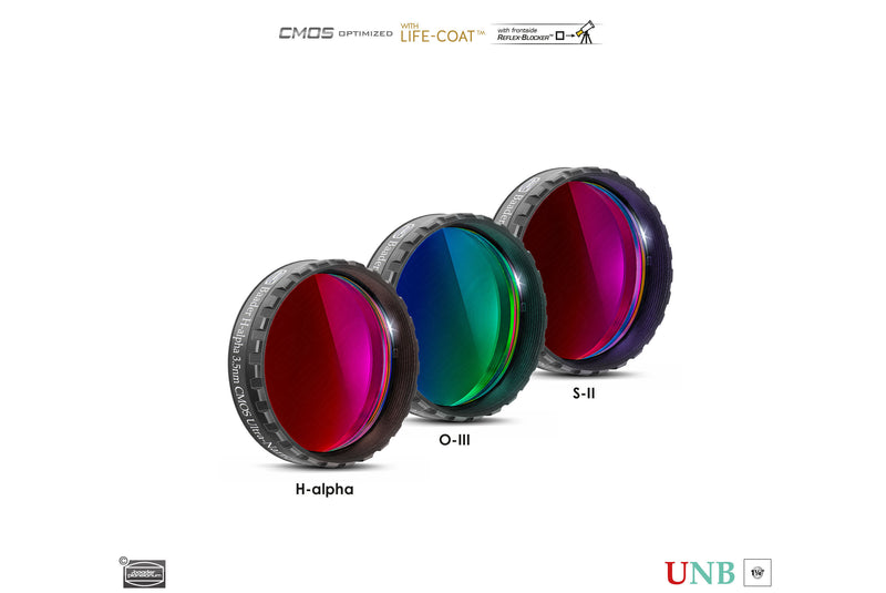 Baader 3.5nm / 4nm Ultra-Narrowband Filters- CMOS-optimized (H-alpha, O-III, S-11)