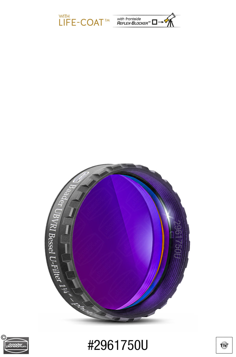 Baader UBVRI Bessel Filters- Photometric