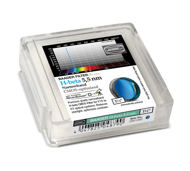 Baader H-beta Narrowband-Filter (5.5nm)- CMOS-optimized