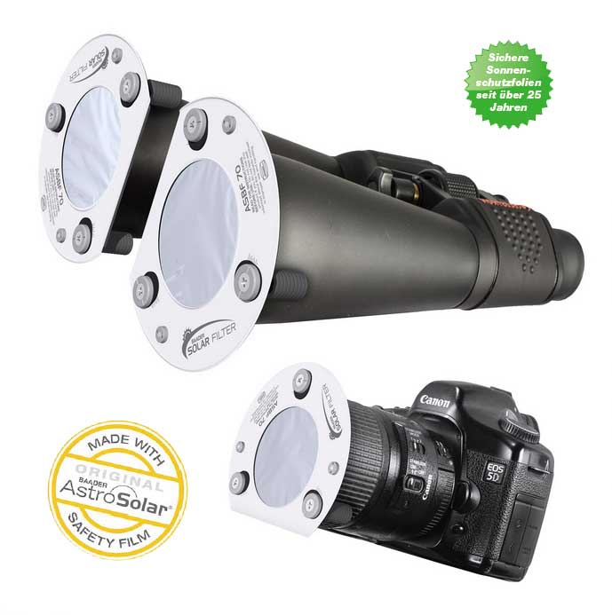 ASBF: AstroSolar Binocular Filter OD 5.0 (50mm- 100mm)