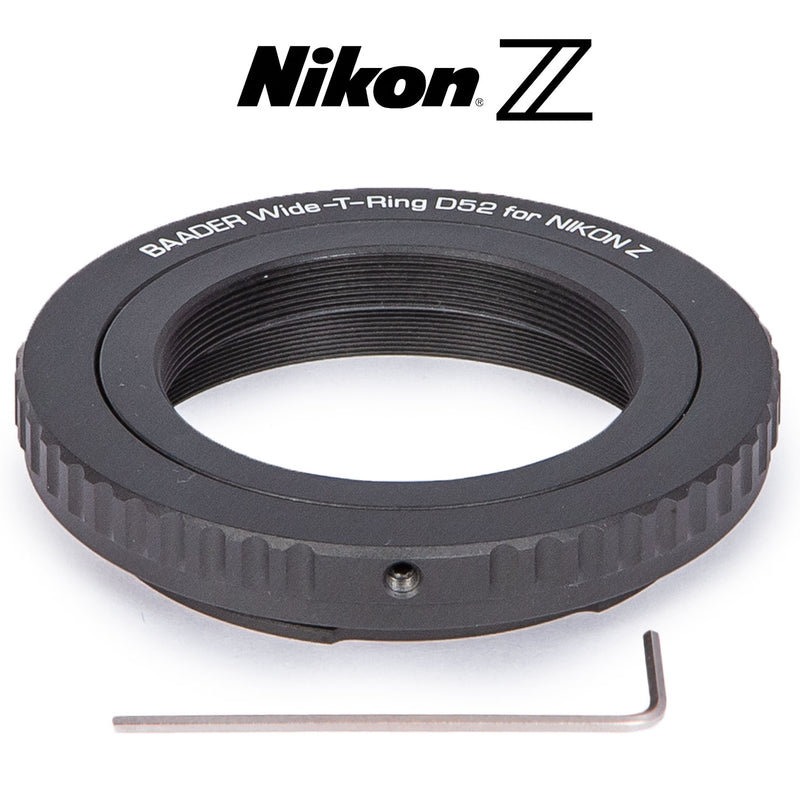 Baader Wide-T-Ring Nikon Z (for Nikon Z bajonet) with D52i to T-2 and S52