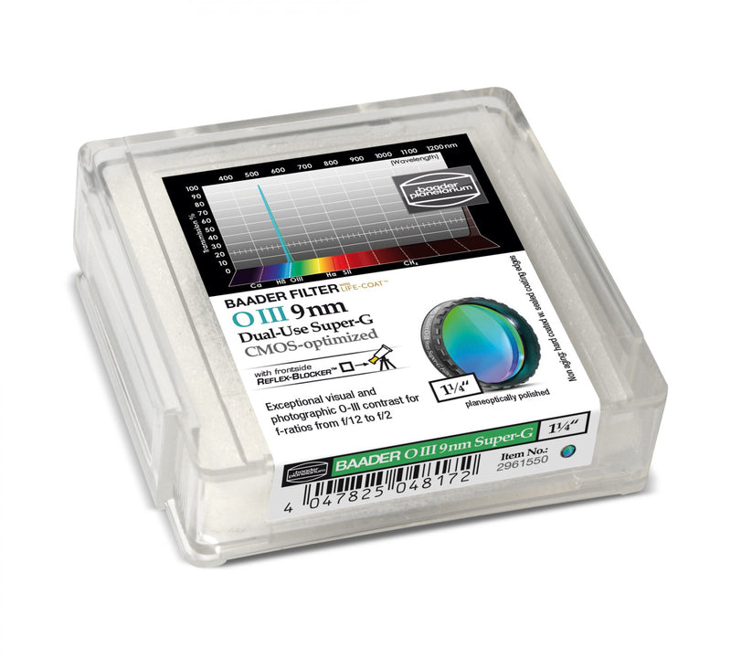 O-III Super-G Filter (9nm)- CMOS optimized