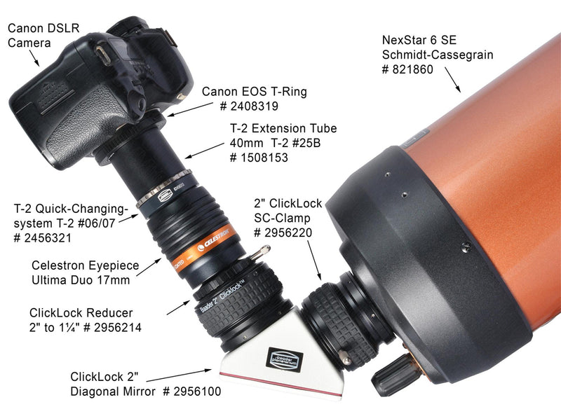 Baader T-2 Quick Changer with Zeiss Micro Bayonet (T-2 part #06)